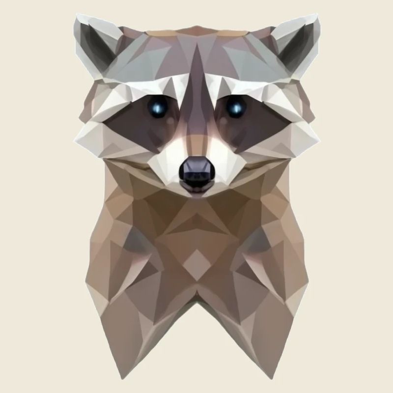 WASCHBÄR ORIGAMI