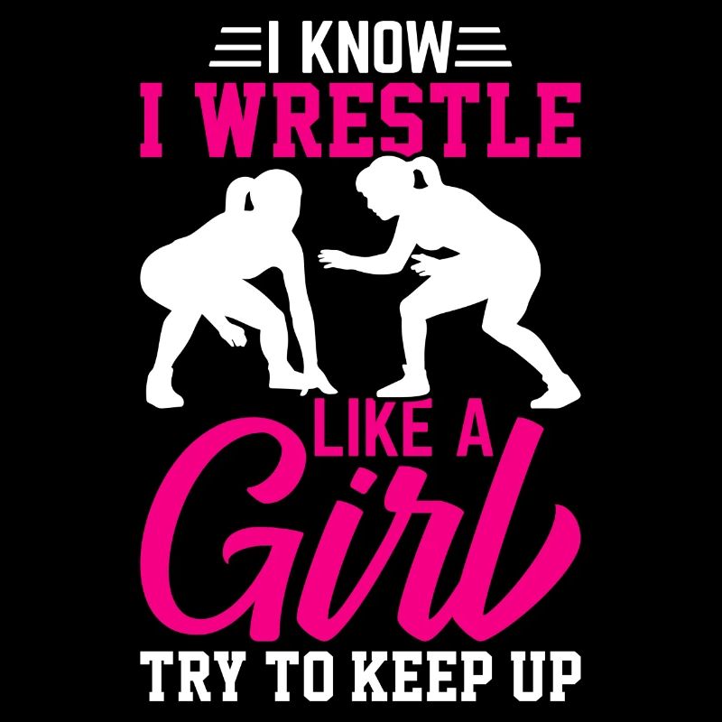 Ich weiß, dass ich wie ein Mädchen ringe, versuche, mitzuhalten