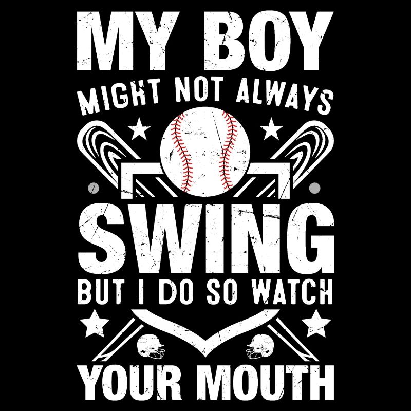 Baseball Mein Junge schlägt nicht immer, ich schon