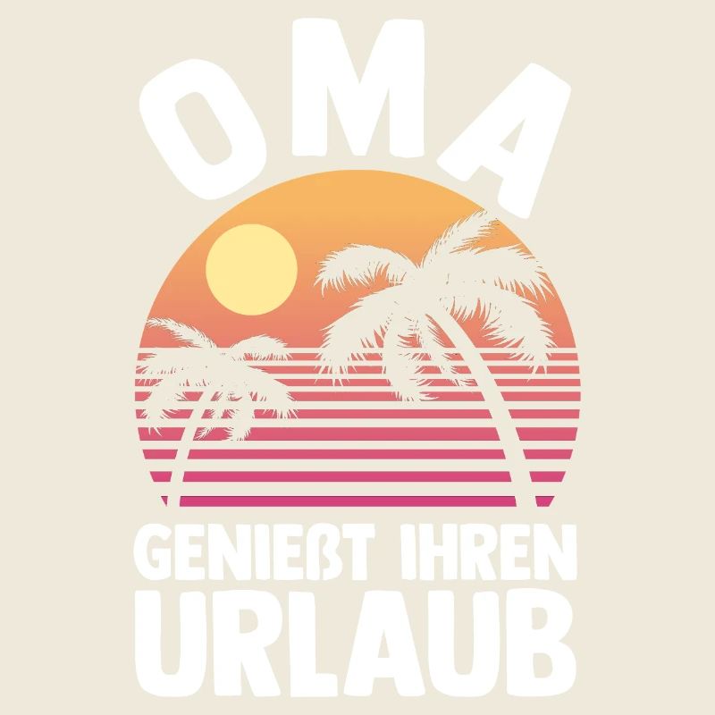 Urlaub Urlauberin Großmutter Oma