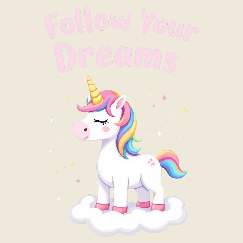 Folgen Sie Ihren Träumen Einhorn-Inspiration