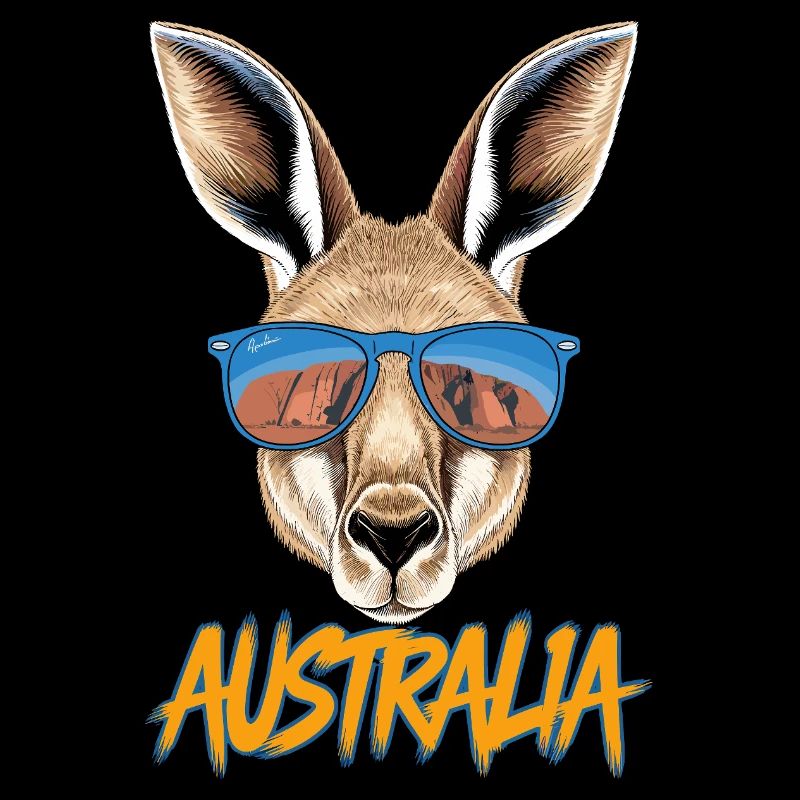 Cool Kangaroo with Sunglasses
