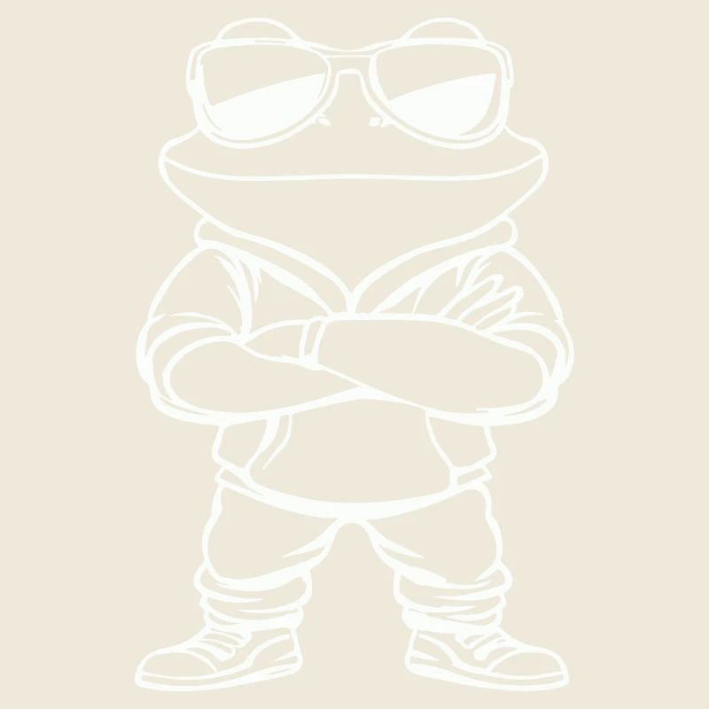 frosch comic sonnenbrille