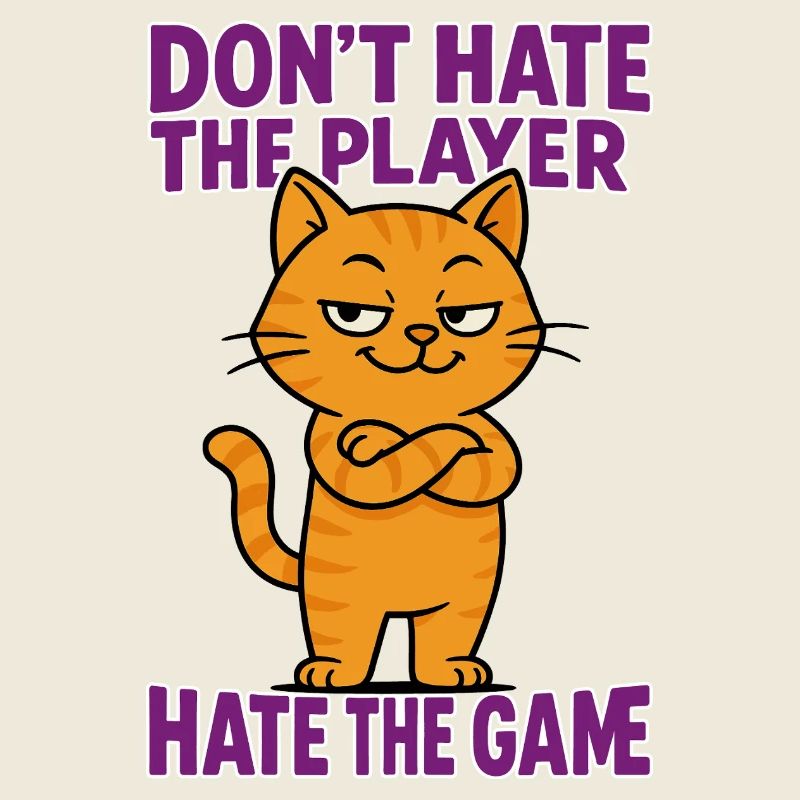 Don't hate the PLAYER – hate the GAME