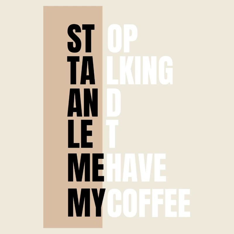 Stop talking – need coffee first