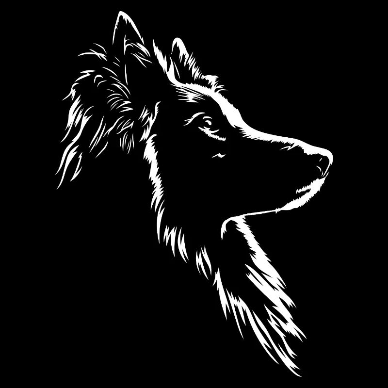 Belgian Tervueren Silhouette Hund Hunde Wilsigns