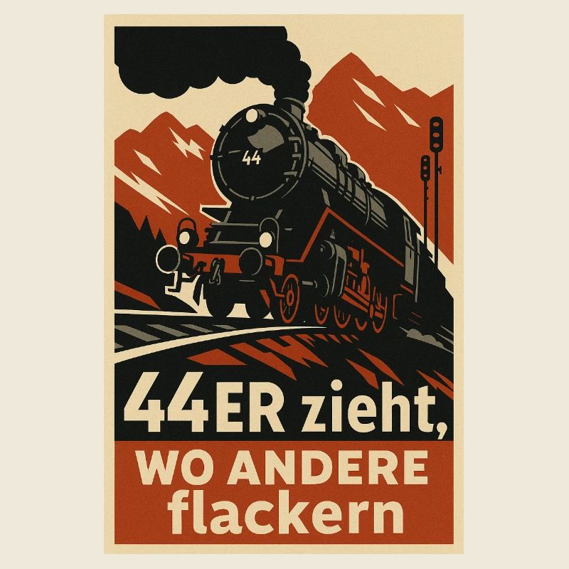 Railway 44 pulls where others flicker freight train