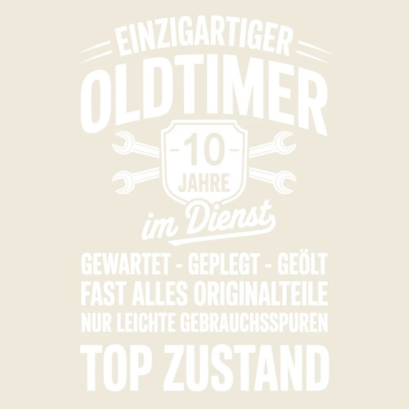 bester Mitarbeiter - Oldtimer Mechaniker