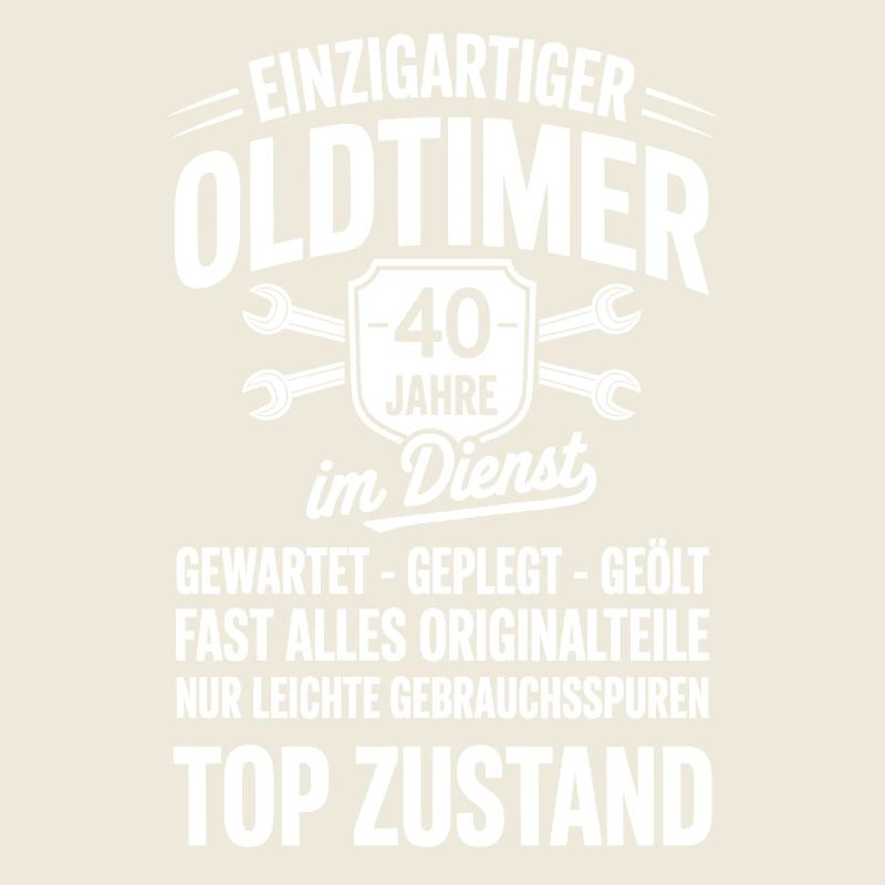 40 years in service - work anniversary oldtimer