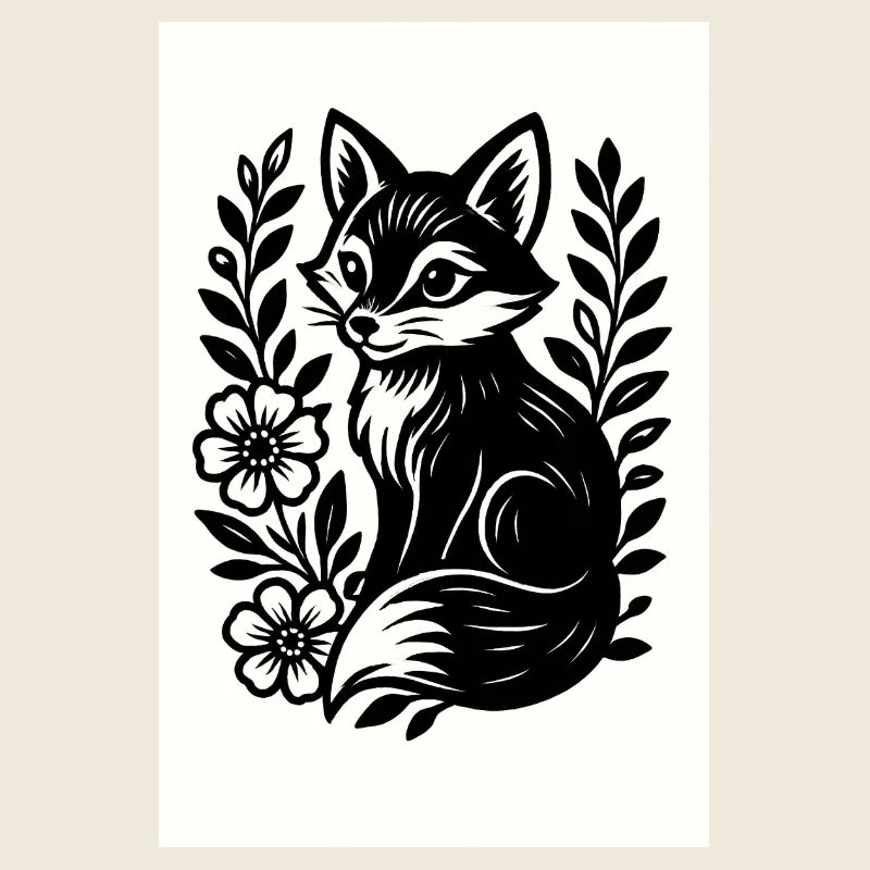 Fuchs im Blütenreigen