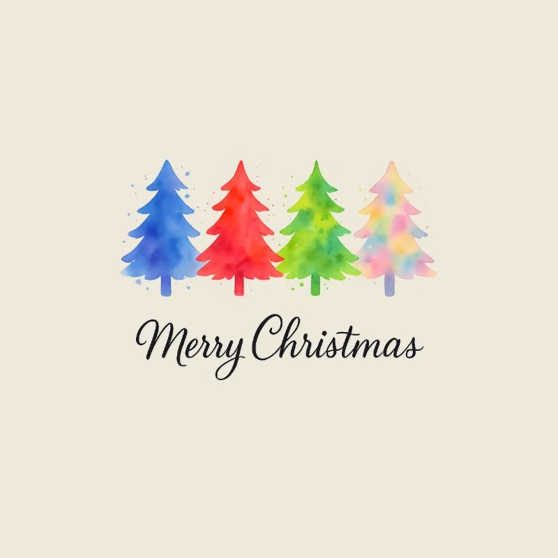 Joyeux sapins de Noël