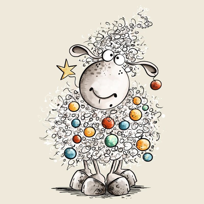 Fleece Navidad Sheep Christmas