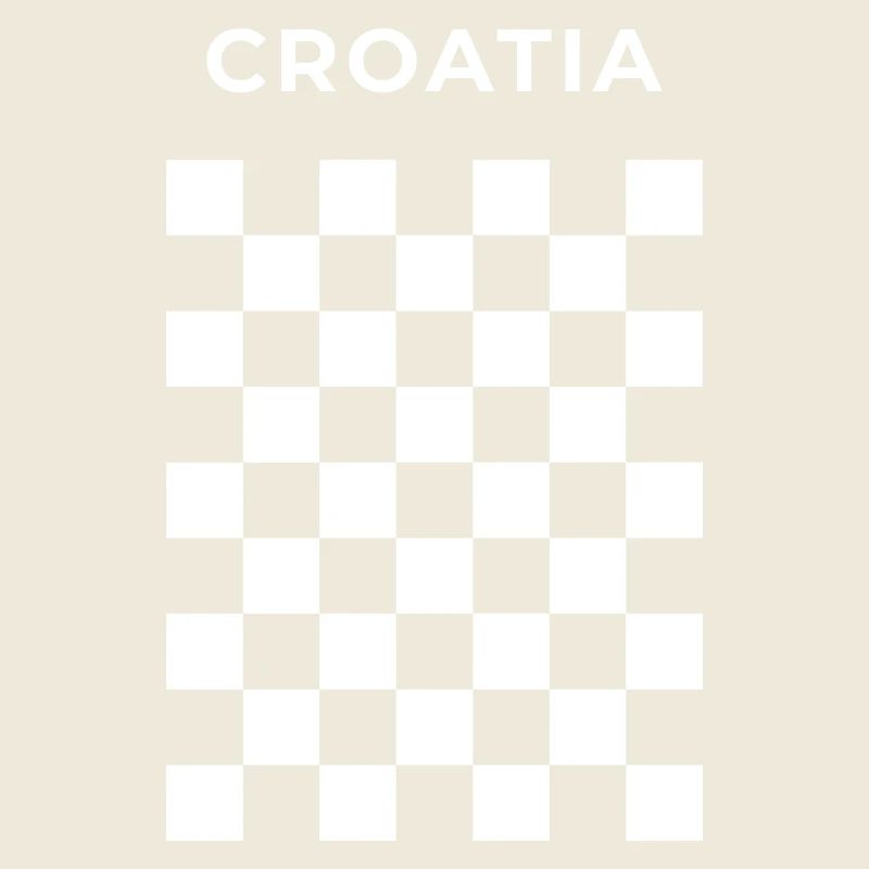 Croatian Checker White