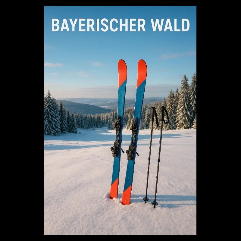 Expérience de ski en forêt bavaroise