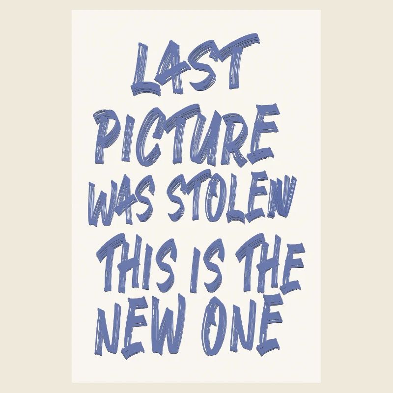 La dernière photo était un design de déclaration volée