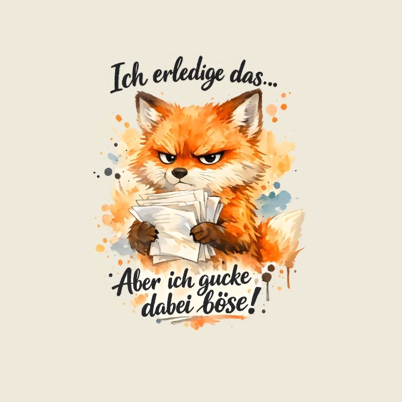 Ich mach das aber ich gucke dabei böse Fuchs