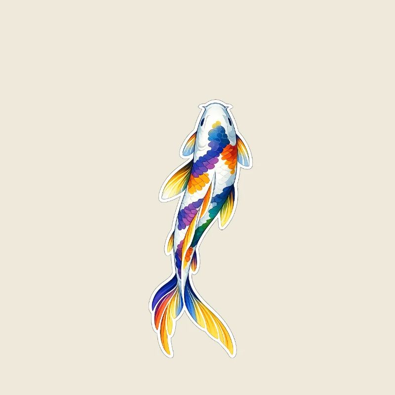 Koi . 4 . AI generated