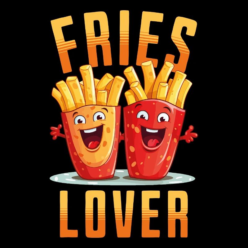 frites amour frise l’amant frits visage