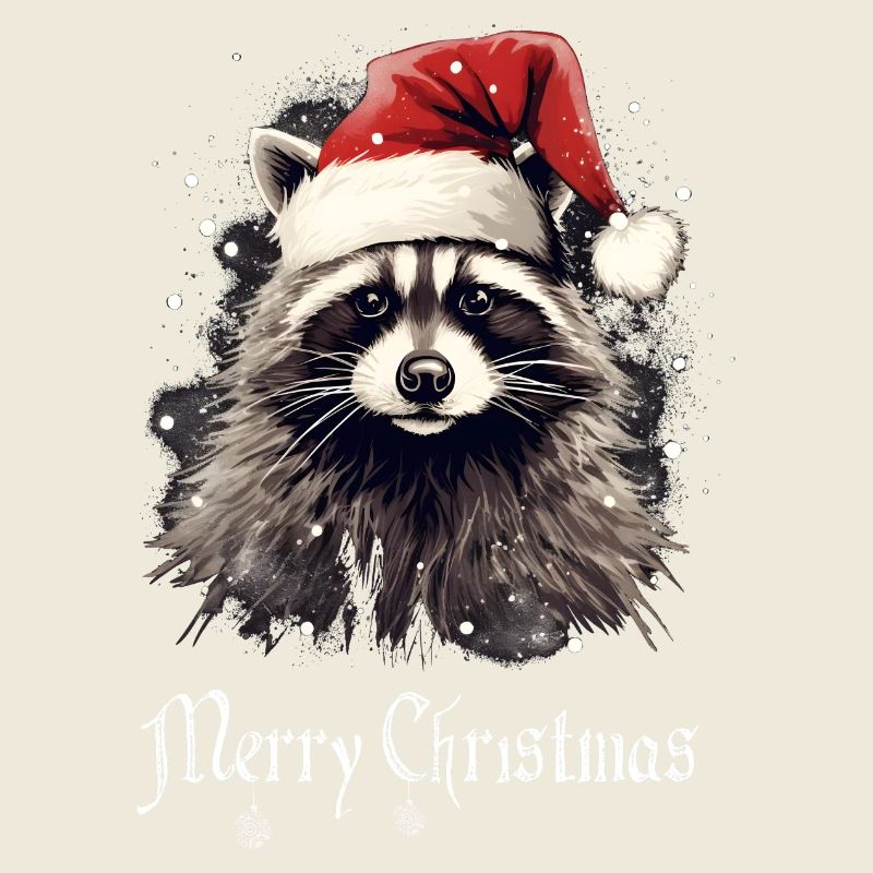 Santa Claus Waschbär