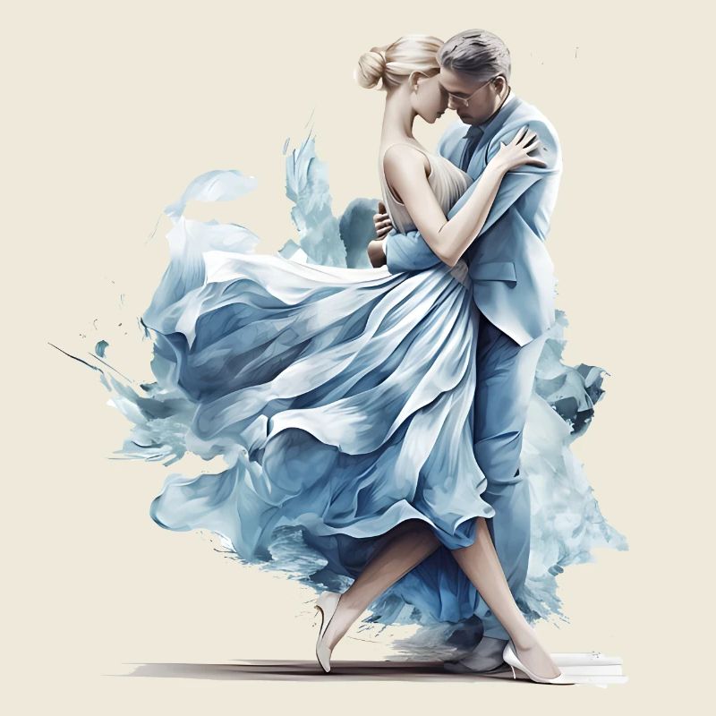 La joie de danser avec un blues.
