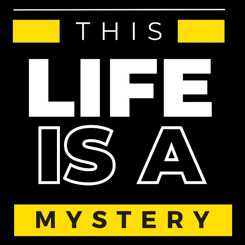 La vie est un mystère - Avec des rayures jaune vif