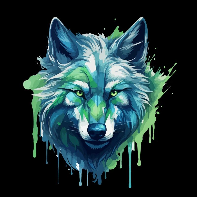 Blauer Wolf