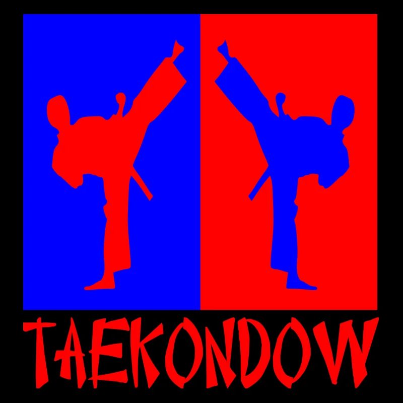 Tkd red and blue