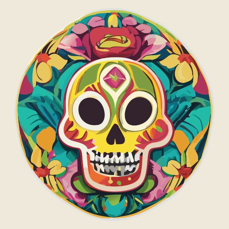 Calavera - Colorful Skull