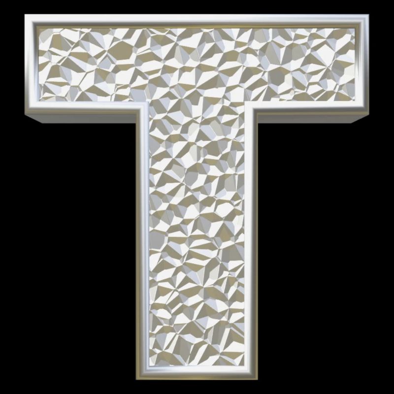 T, letter, initial, monogram,