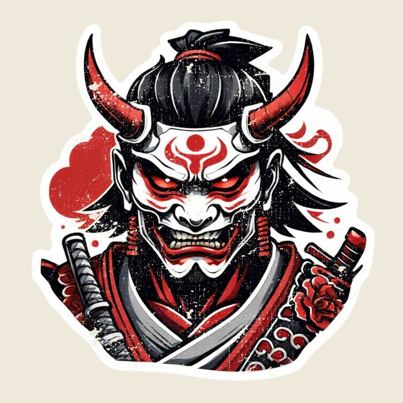 Samurai-Krieger - Japan - Dämon