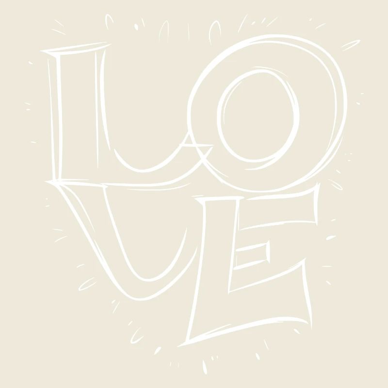 Amour - Love Blanc