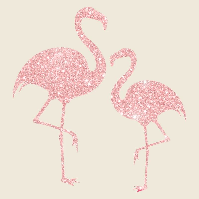 Glitter Pink Flamingo