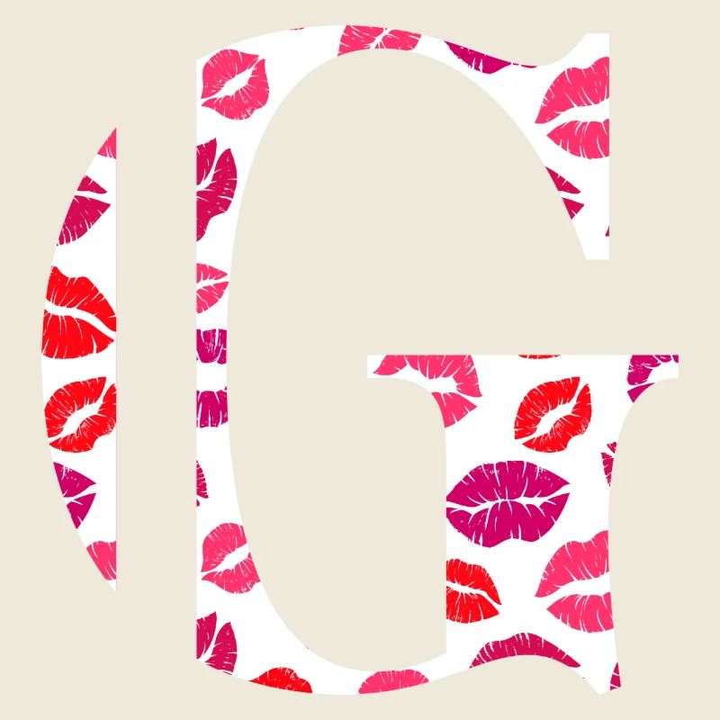 Lettre g bisous