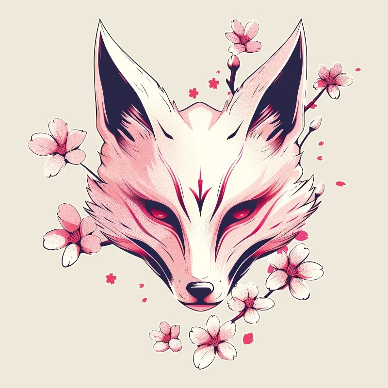Fox Japanese Mask