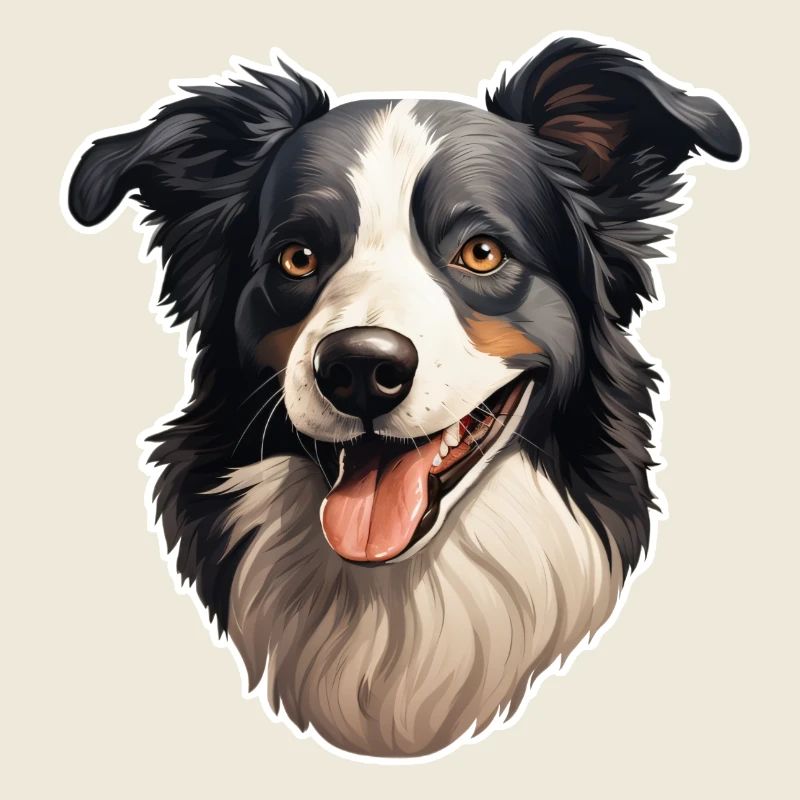 Border Collie Kopf