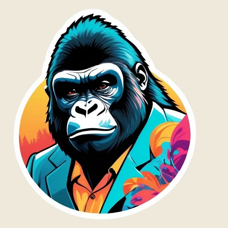 Gorilla im Anzug