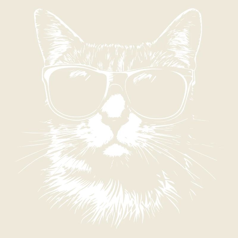 Lustige Katze Sonnenbrille Sommer