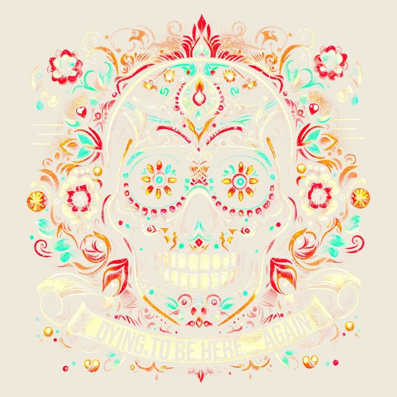 Elegant Skull Design Bold Day of the Dead