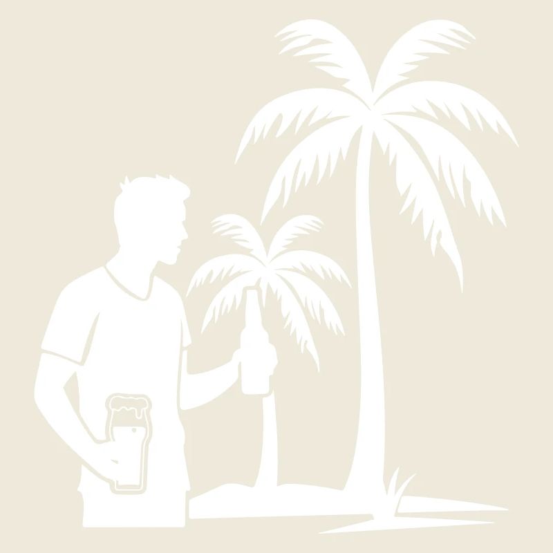 Palmen Urlaub Drinking