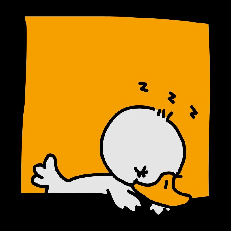 little duck sleeping (3 colors)