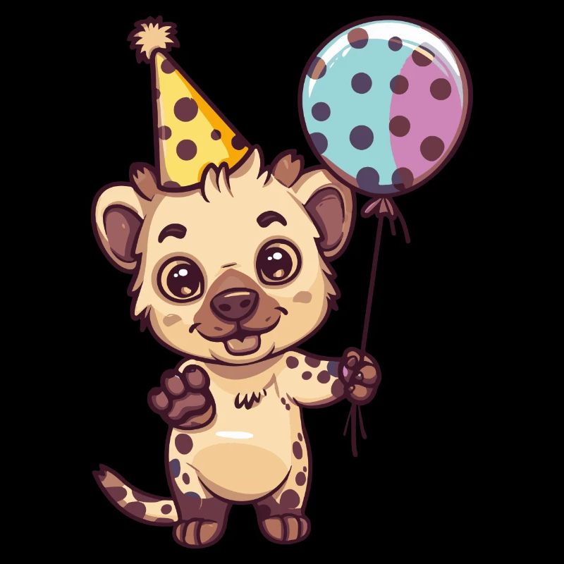 Hyäne Geburtstag Comic