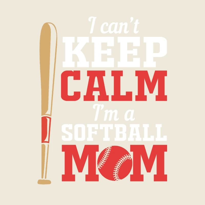 Maman de softball Maman de softball