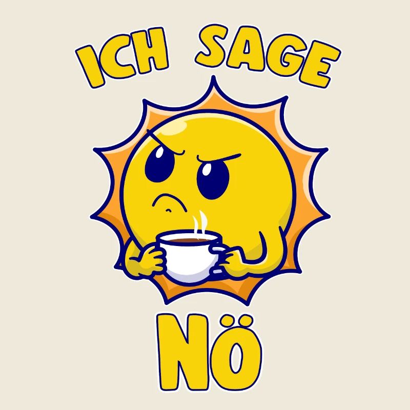 Ich Sage Nö Niedlicher Smiley Kaffeetasse