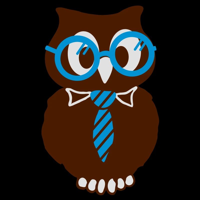 Eule mit Brille