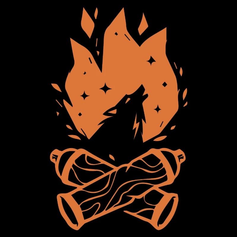 Spraydose Feuer - Wolf