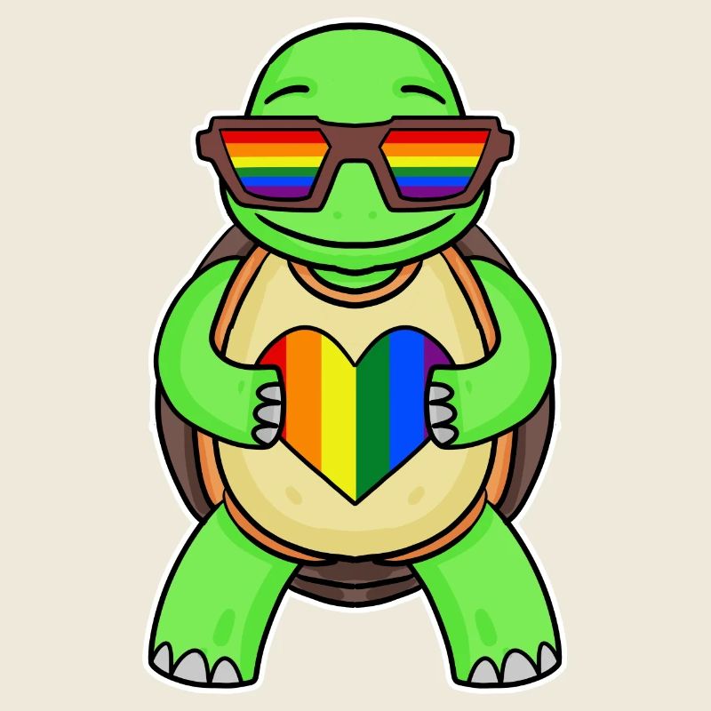 Regenbogen Schildkröte