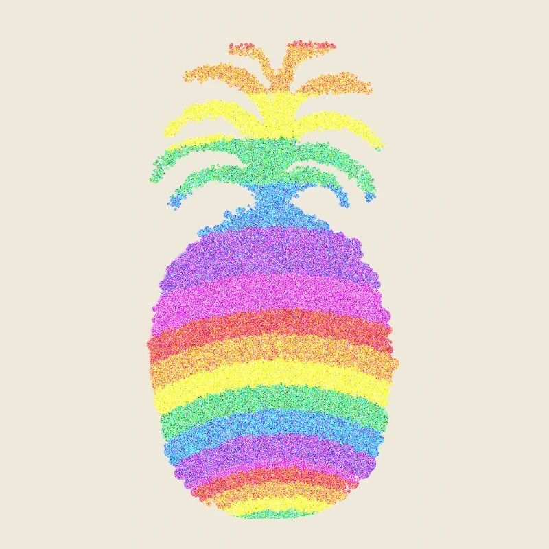 Rainbow Pineapple