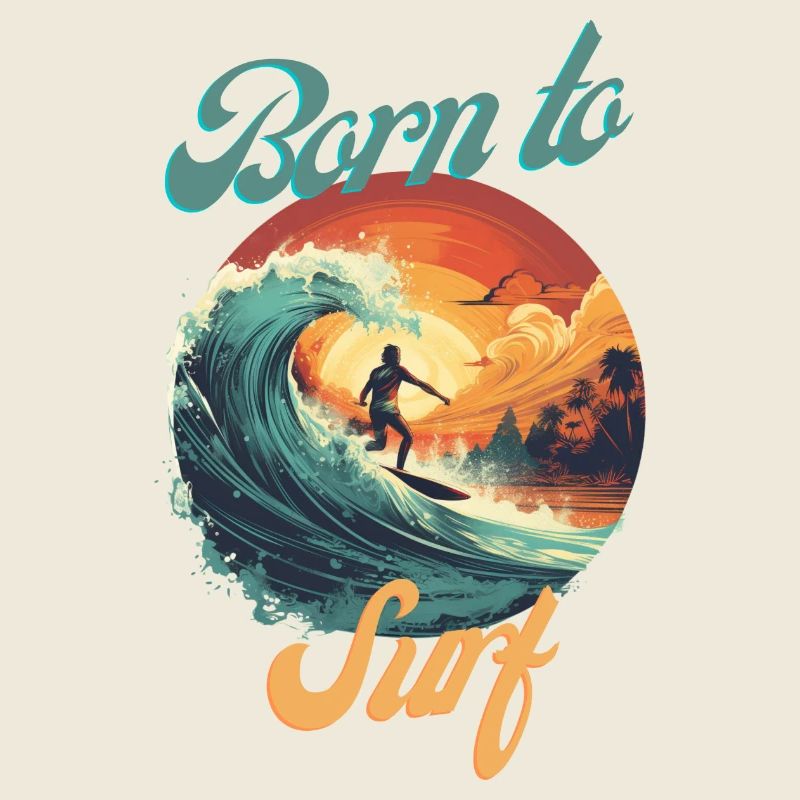 Né pour surfer