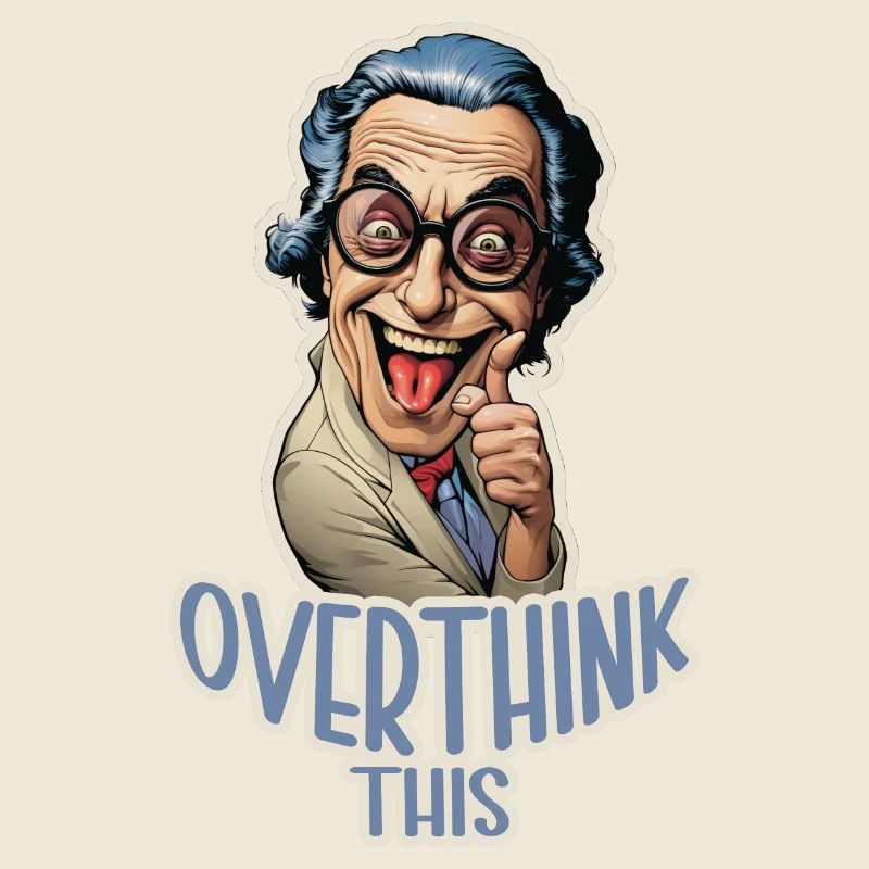 Overthink This Lustiger Labor Professor Shirt