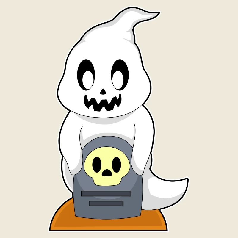 Tombe fantôme d’Halloween